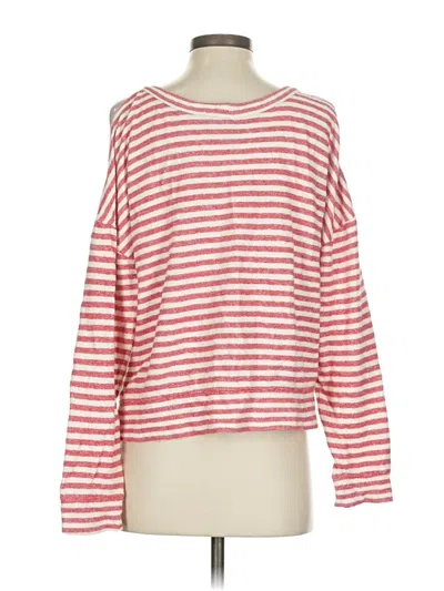 Pre-owned Bcbgmaxazria Long Sleeve T-shirt In Red