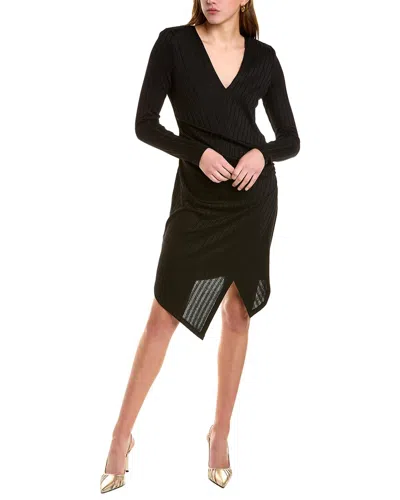 Bcbgmaxazria Midi Dress In Black