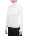 Bcbgmaxazria Mock Neck Long Sleeve Top In Pristine