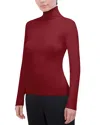 Bcbgmaxazria Mock Neck Long Sleeve Top In Salsa