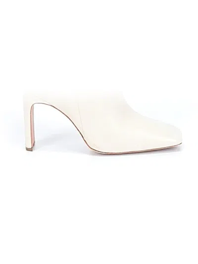 Pre-owned Bcbgmaxazria Mule/clog In Ivory