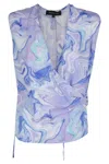 Bcbgmaxazria Multicolored Printed Shirt