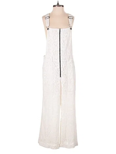 Pre-owned Bcbgmaxazria Overalls In White