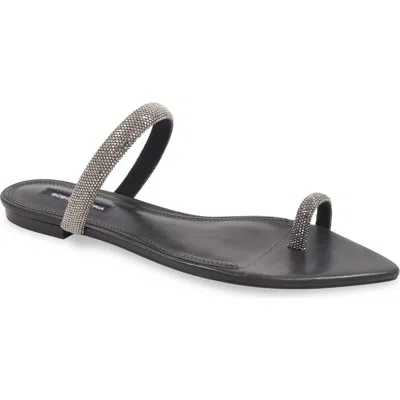 Bcbgmaxazria Pinot Pointed Toe Slide Sandal In Black