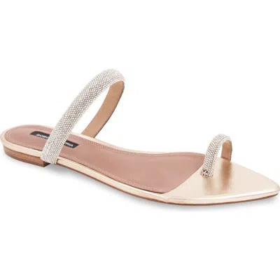 Bcbgmaxazria Pinot Pointed Toe Slide Sandal In Neutral