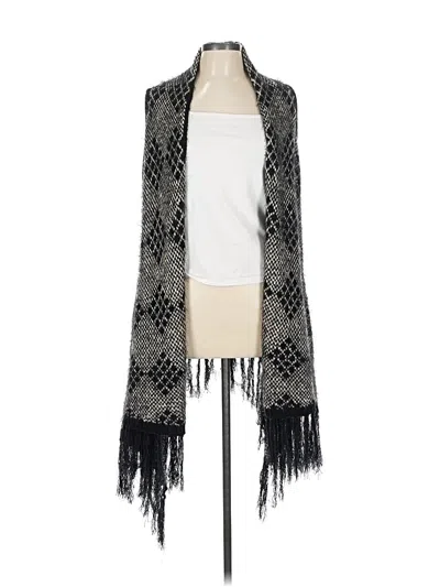 Pre-owned Bcbgmaxazria Poncho In Black