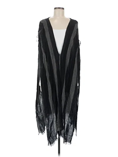 Pre-owned Bcbgmaxazria Poncho In Black