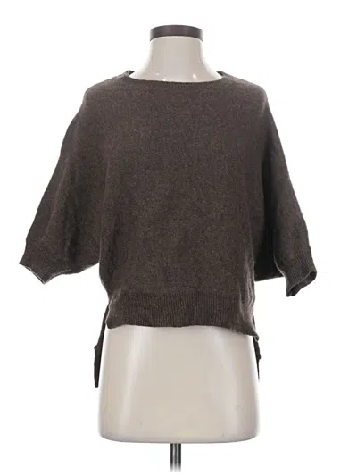 Pre-owned Bcbgmaxazria Poncho In Brown
