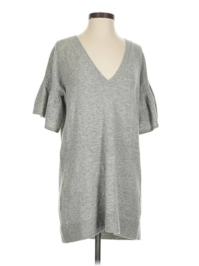 Pre-owned Bcbgmaxazria Poncho In Gray