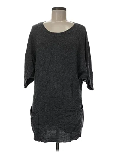 Pre-owned Bcbgmaxazria Poncho In Gray
