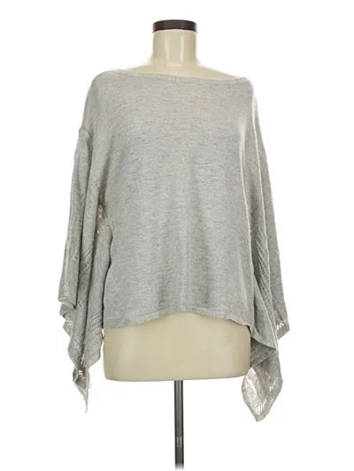 Pre-owned Bcbgmaxazria Poncho In Gray