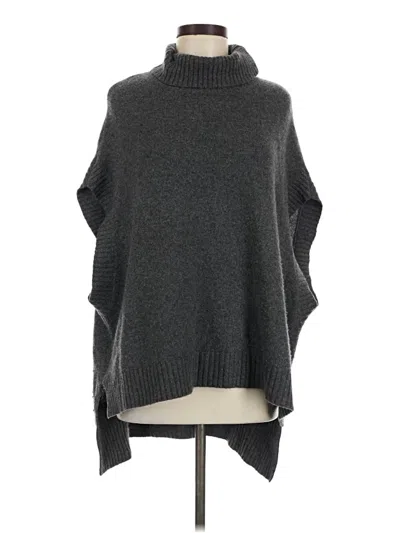 Pre-owned Bcbgmaxazria Poncho In Gray