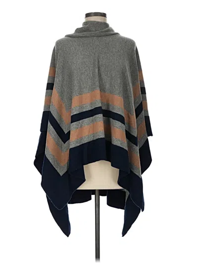 Pre-owned Bcbgmaxazria Poncho In Gray