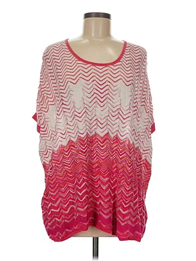 Pre-owned Bcbgmaxazria Poncho In Pink