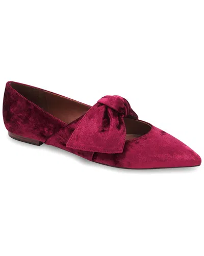 Bcbgmaxazria Prely Velvet Flat In Blue