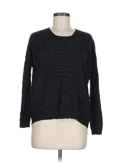 Pre-owned Bcbgmaxazria Pullover Sweater In Black