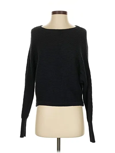 Pre-owned Bcbgmaxazria Pullover Sweater In Black