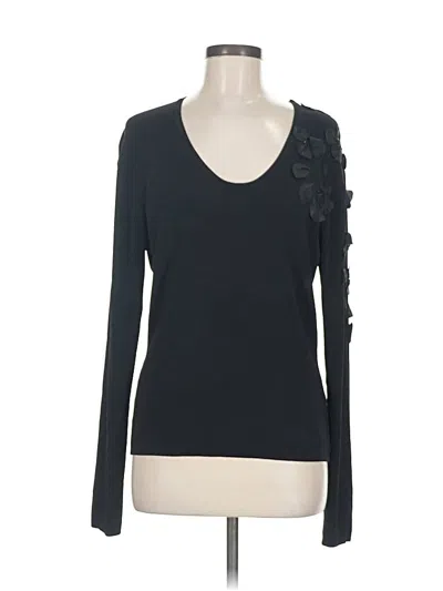 Pre-owned Bcbgmaxazria Pullover Sweater In Black