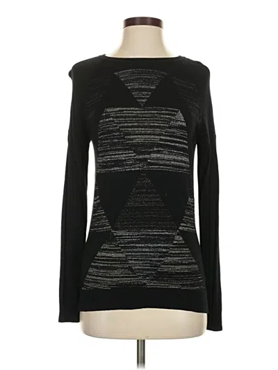 Pre-owned Bcbgmaxazria Pullover Sweater In Black