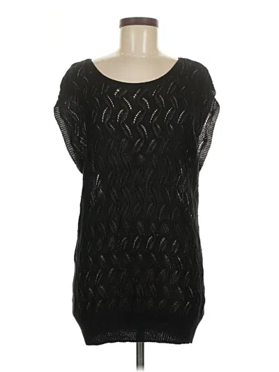 Pre-owned Bcbgmaxazria Pullover Sweater In Black