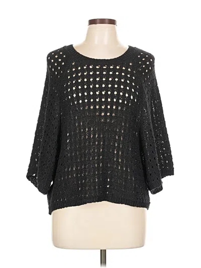 Pre-owned Bcbgmaxazria Pullover Sweater In Black