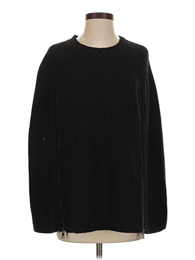 Pre-owned Bcbgmaxazria Pullover Sweater In Black