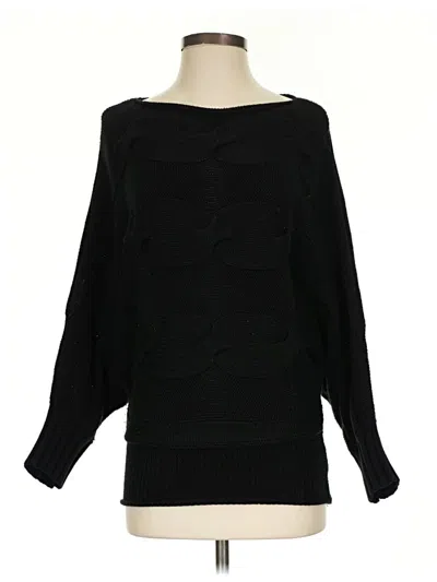 Pre-owned Bcbgmaxazria Pullover Sweater In Black