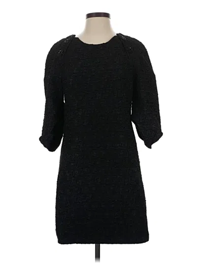 Pre-owned Bcbgmaxazria Pullover Sweater In Black