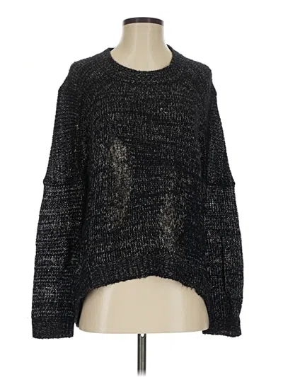 Pre-owned Bcbgmaxazria Pullover Sweater In Black
