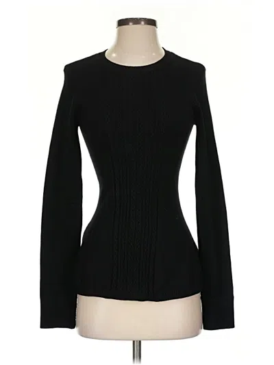 Pre-owned Bcbgmaxazria Pullover Sweater In Black
