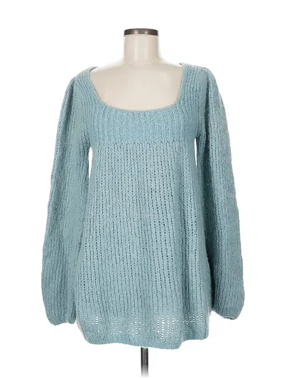 Pre-owned Bcbgmaxazria Pullover Sweater In Blue