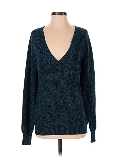 Pre-owned Bcbgmaxazria Pullover Sweater In Blue