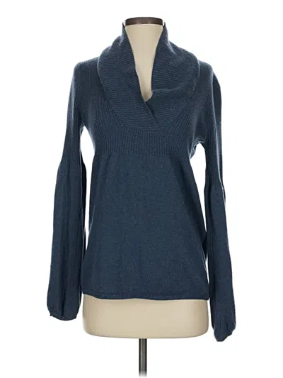 Pre-owned Bcbgmaxazria Pullover Sweater In Blue