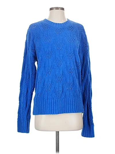 Pre-owned Bcbgmaxazria Pullover Sweater In Blue