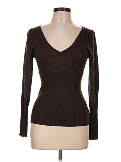 Pre-owned Bcbgmaxazria Pullover Sweater In Brown