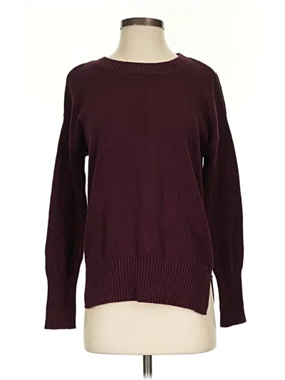 Pre-owned Bcbgmaxazria Pullover Sweater In Burgundy