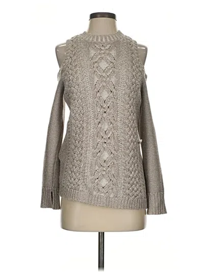 Pre-owned Bcbgmaxazria Pullover Sweater In Gray