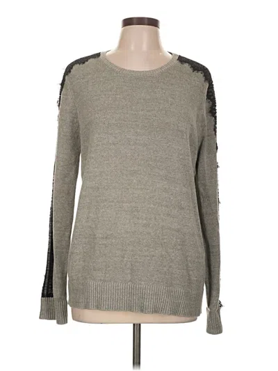 Pre-owned Bcbgmaxazria Pullover Sweater In Gray