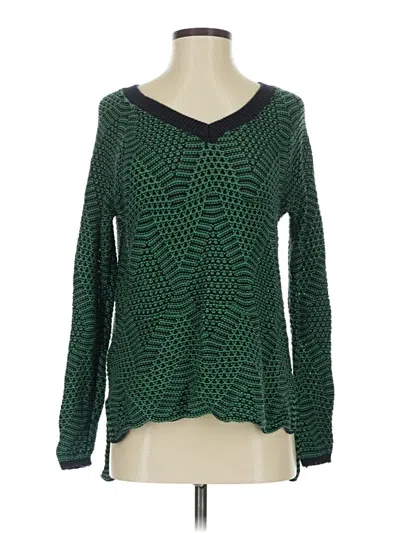 Pre-owned Bcbgmaxazria Pullover Sweater In Green