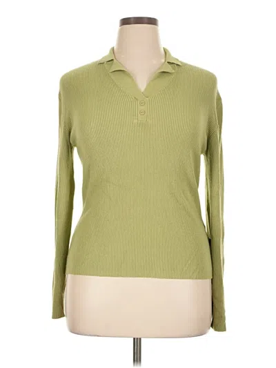Pre-owned Bcbgmaxazria Pullover Sweater In Green
