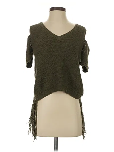 Pre-owned Bcbgmaxazria Pullover Sweater In Green