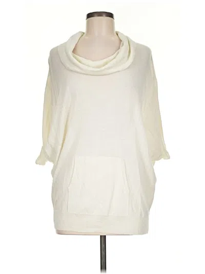 Pre-owned Bcbgmaxazria Pullover Sweater In Ivory