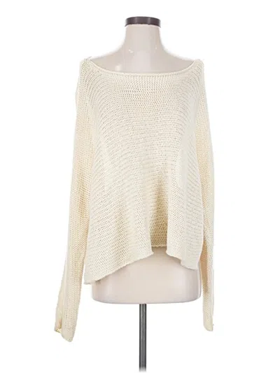 Pre-owned Bcbgmaxazria Pullover Sweater In Ivory