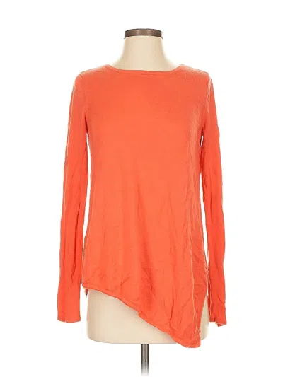 Pre-owned Bcbgmaxazria Pullover Sweater In Orange
