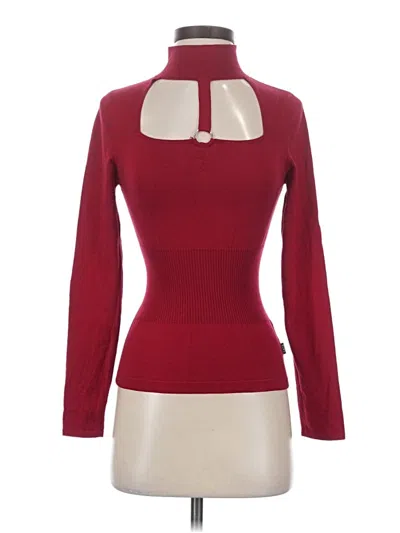 Pre-owned Bcbgmaxazria Pullover Sweater In Red
