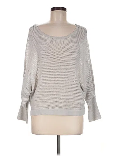 Pre-owned Bcbgmaxazria Pullover Sweater In Silver