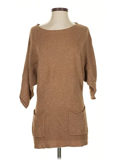 Pre-owned Bcbgmaxazria Pullover Sweater In Tan