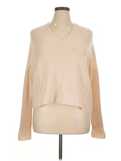 Pre-owned Bcbgmaxazria Pullover Sweater In Tan