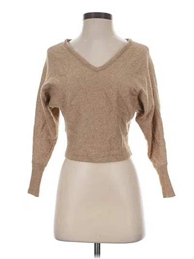 Pre-owned Bcbgmaxazria Pullover Sweater In Tan