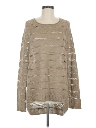 Pre-owned Bcbgmaxazria Pullover Sweater In Tan